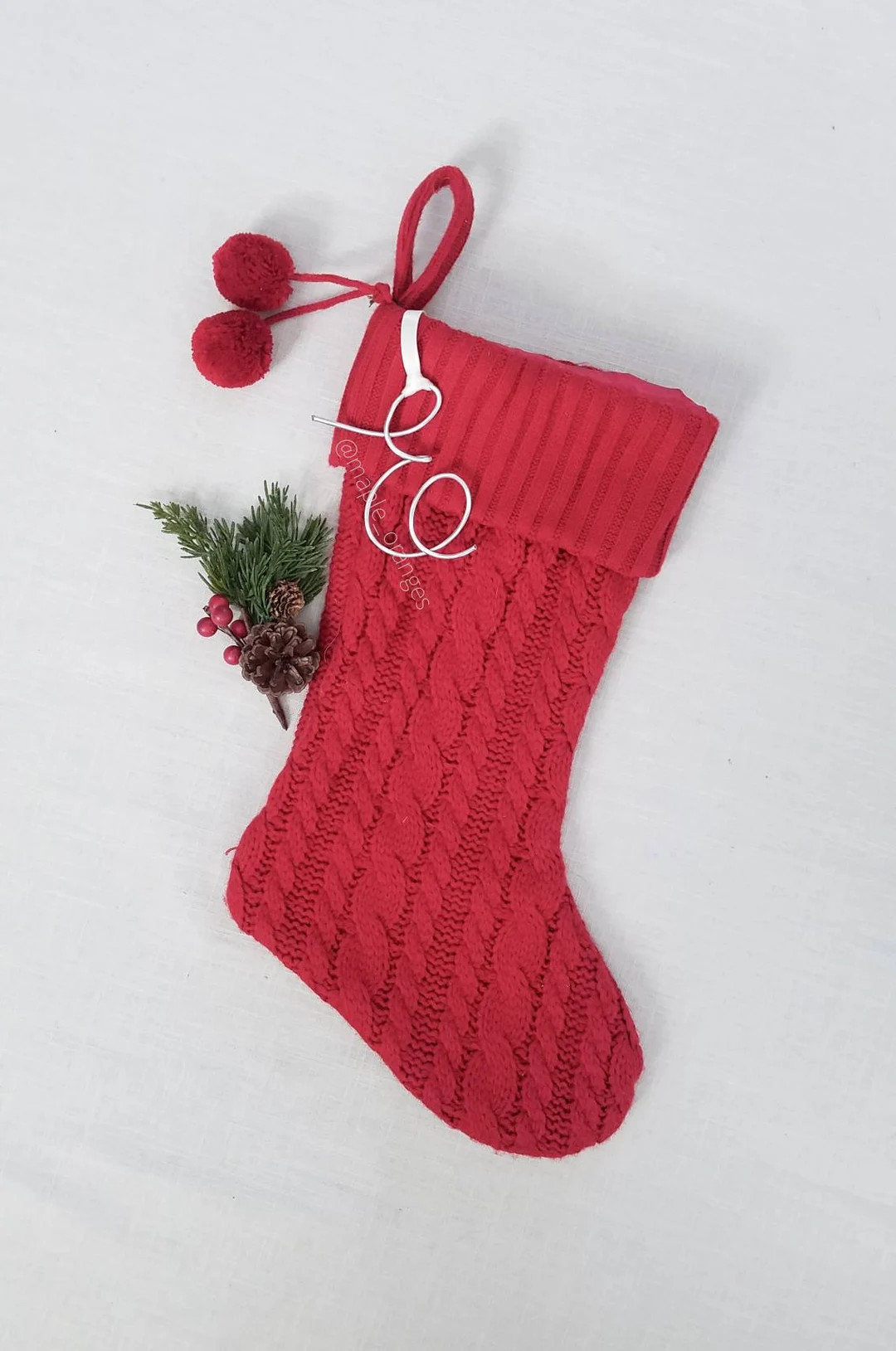 Wire stocking tag - personalized name tag - stocking name tag - personalized christmas stocking  ... | Etsy (US)