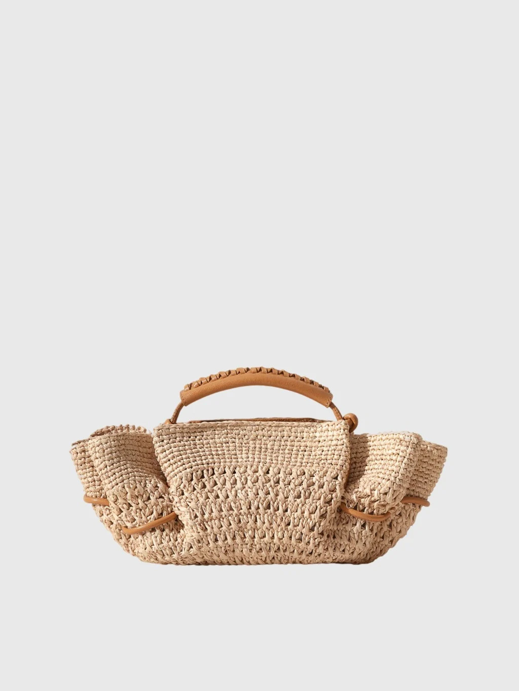 Hereu Arta Mini Crochet Raffia Bag | Saint Bernard