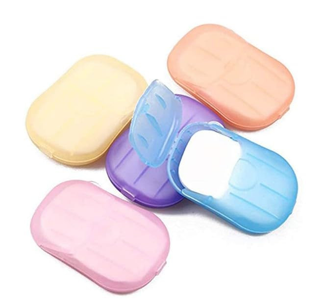 500 Sheets Disposable Soap Paper 5 Boxes Hand Cleaner Fragrance Mini Color Soap Paper for school ... | Amazon (US)