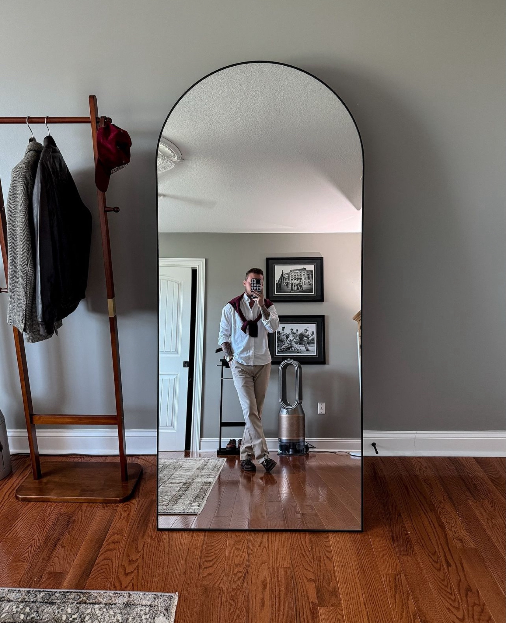 Some Amazon finds: Large mirror & clothing rack 

#LTKCyberWeek #LTKHome #LTKMens