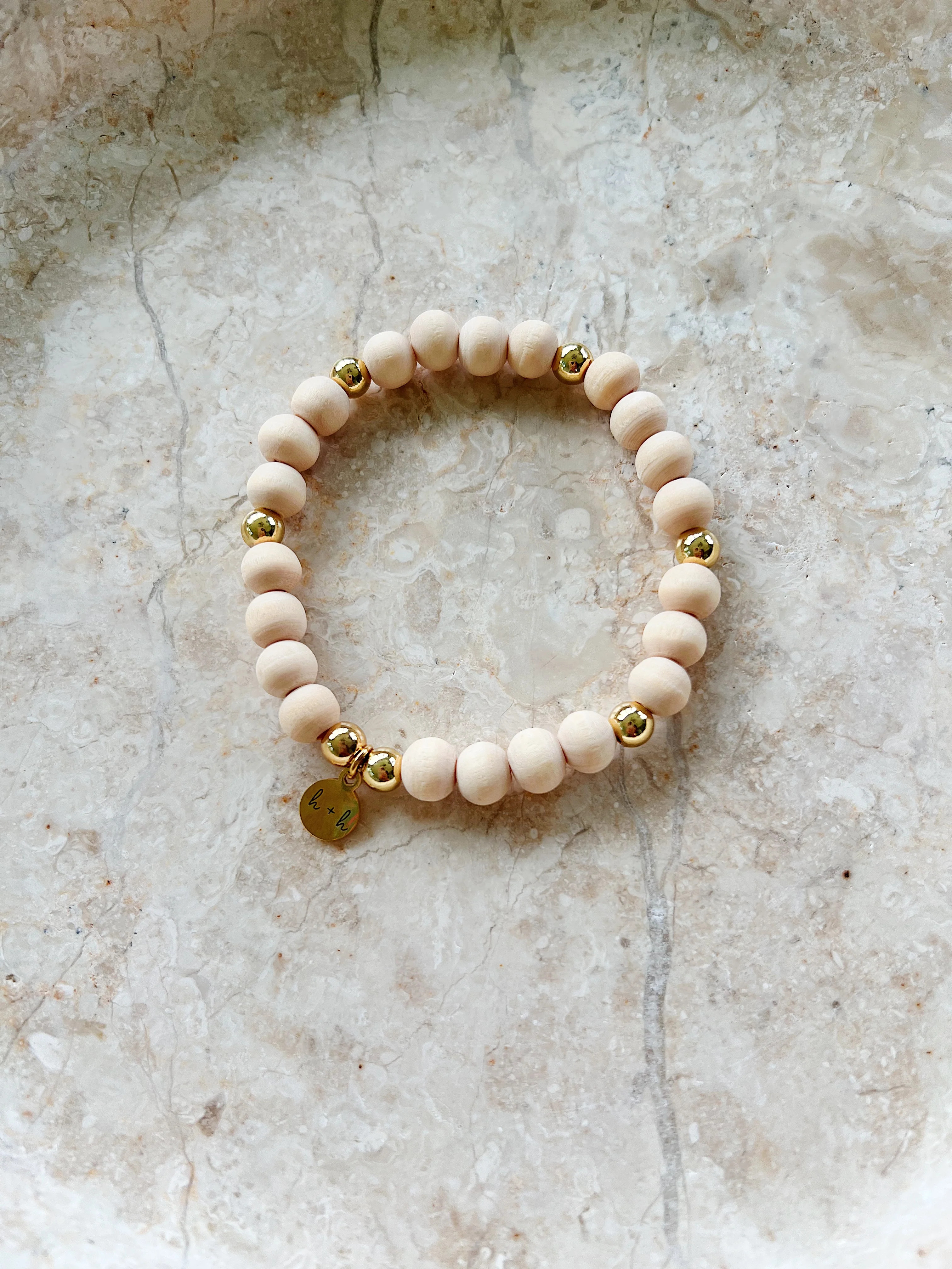 Natural Wooden Bracelet | Hayes + Hudson