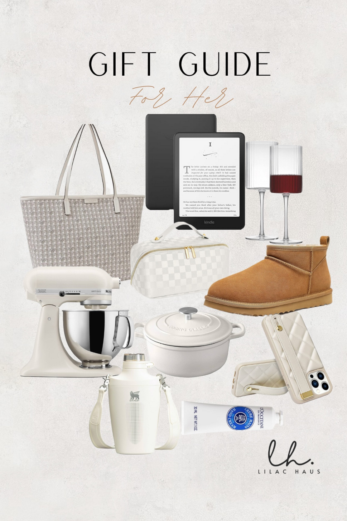 Gift guide for her! 
•kitchen essentials 
•cute winter shoes 
•kindle paper white 
•effortless tote bag 
And more! 


#LTKHoliday #LTKSeasonal #LTKGiftGuide