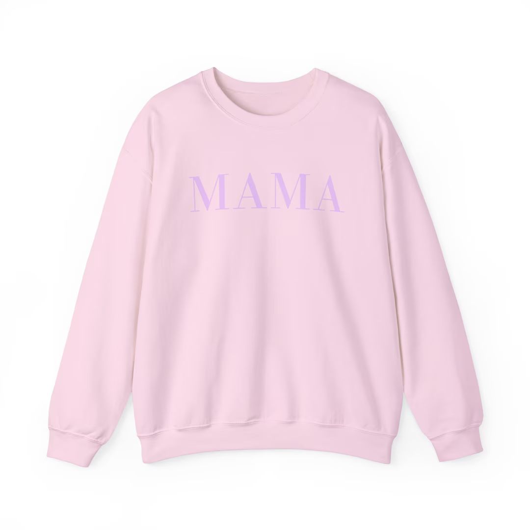 MAMA Sweatshirt in multiple colors, Unisex Heavy Blend™ Crewneck Sweatshirt | Etsy (US)