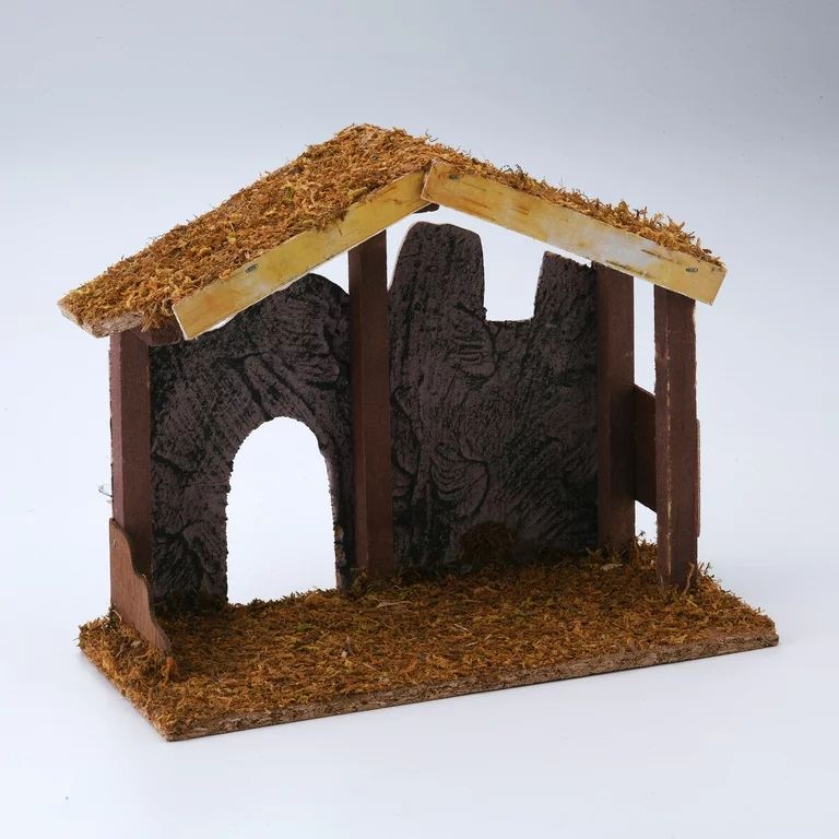 Nativity Scene Creche with Moss, 8", by Holiday Time | Walmart (US)