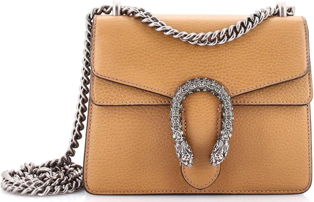 Amazon.com: Gucci, Pre-Loved Dionysus Bag Leather Mini, Neutral : Luxury Stores | Amazon (US)