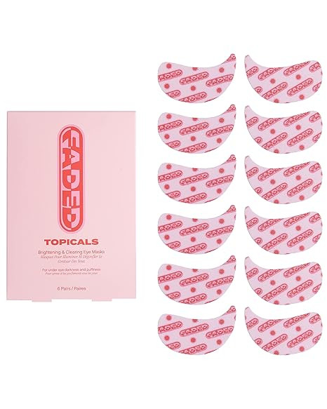 Topicals Faded Under Eye Masks - Brightening Eye Masks with Skin Serum for Dark Circles and Puffi... | Amazon (US)