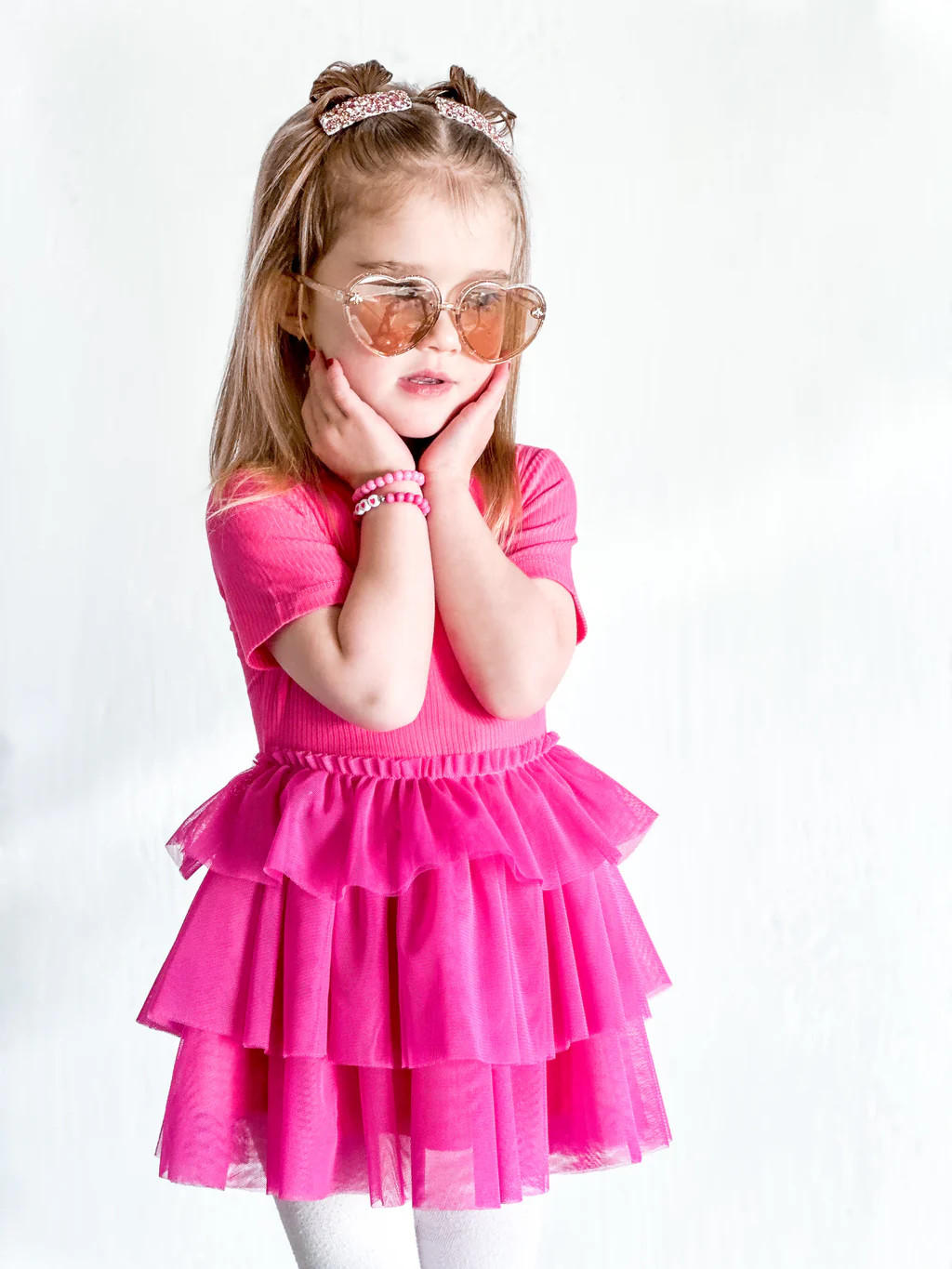 HOT PINK RIB DREAM TUTU DRESS | DREAM BIG LITTLE CO