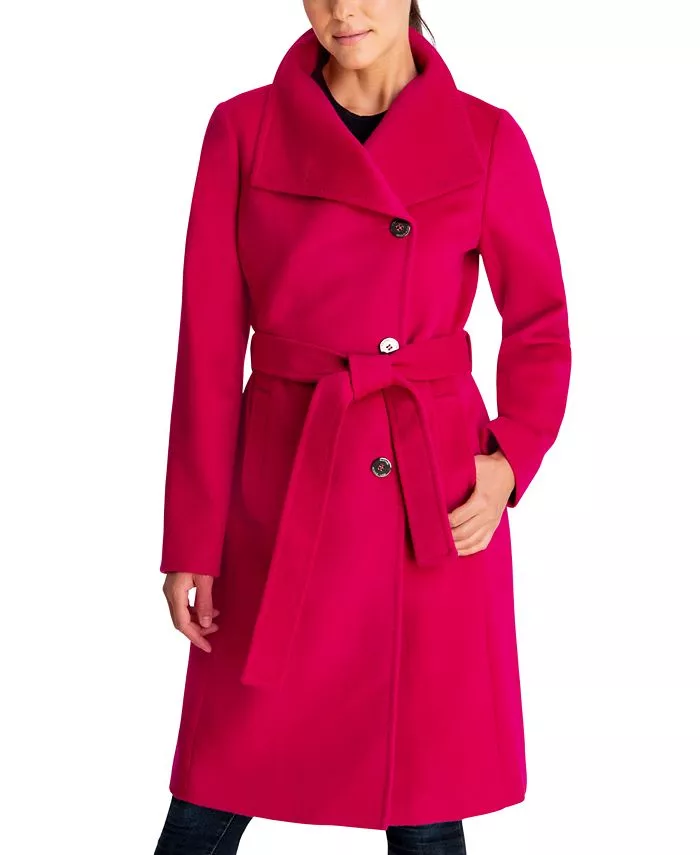 Michael kors shop petite asymmetrical coat