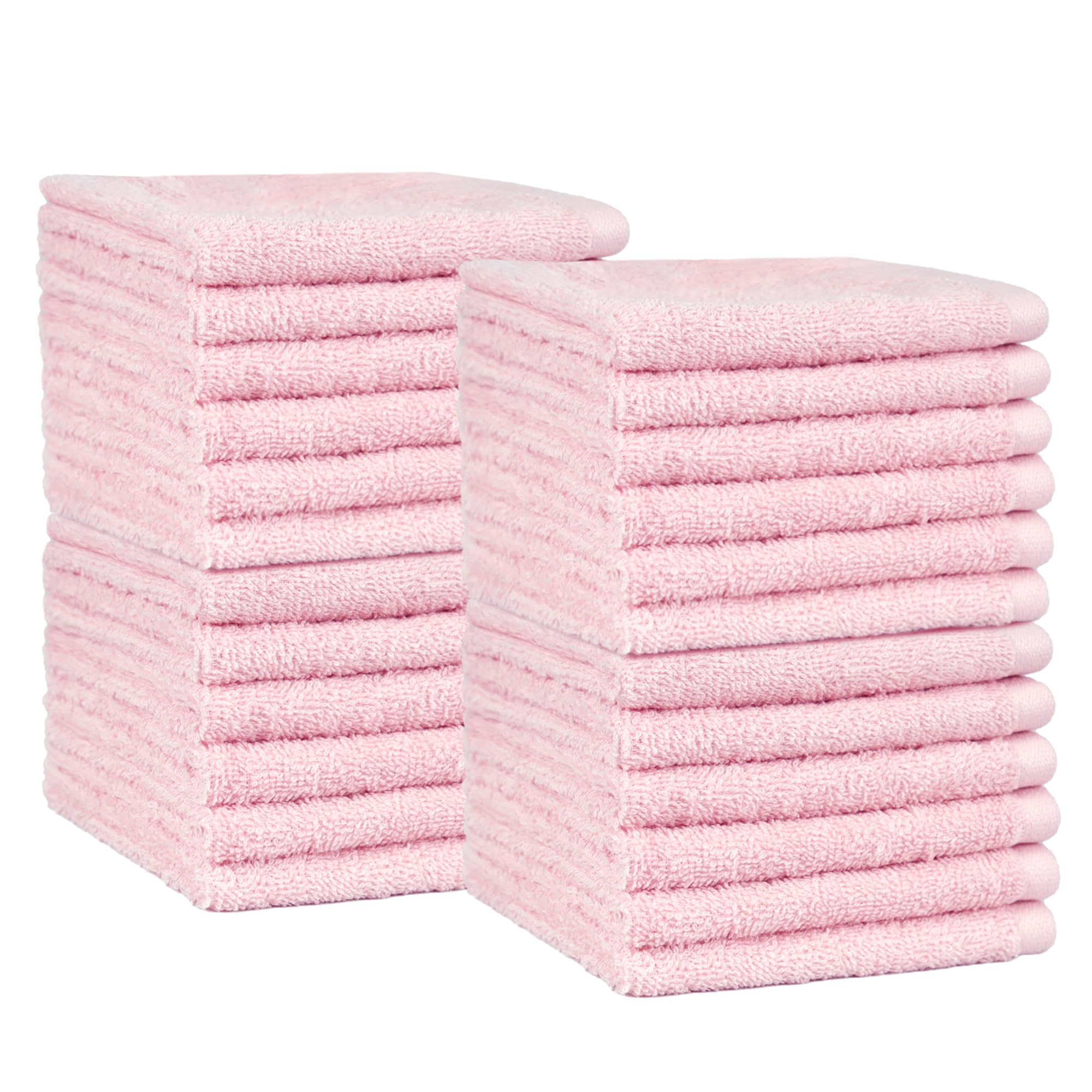 Amazon Basics Highly Absorbent, Fast Drying 100% Cotton Washcloths for Bathroom and Face, 12 x 12... | Amazon (US)