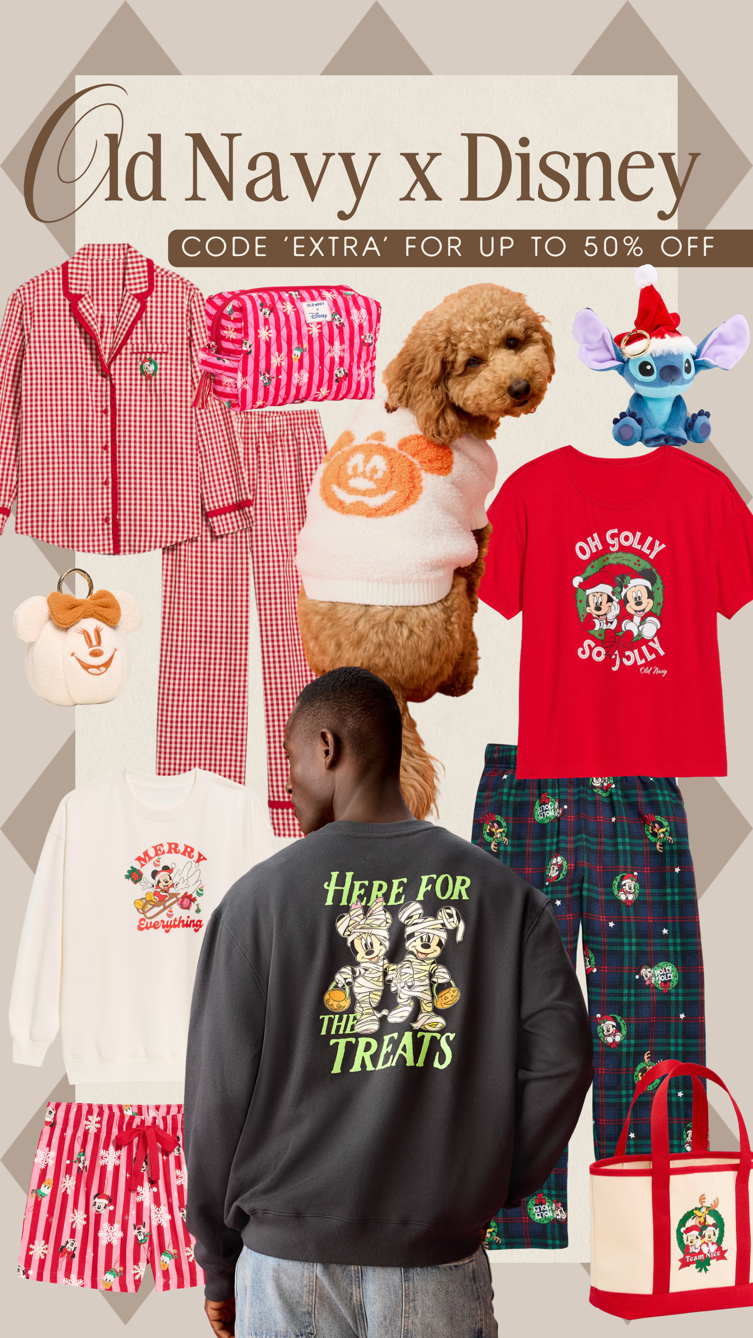 Old Navy x Disney Collection is always so fun! I always love the pajamas they do every year for the holidays. Great price points and some of the collection is a part of the up to 50% off sale!


Matching pajamas, holiday pjs, Disney loungewear, disney lover  

 #LTKootd #LTKSaleAlert #LTKPetite