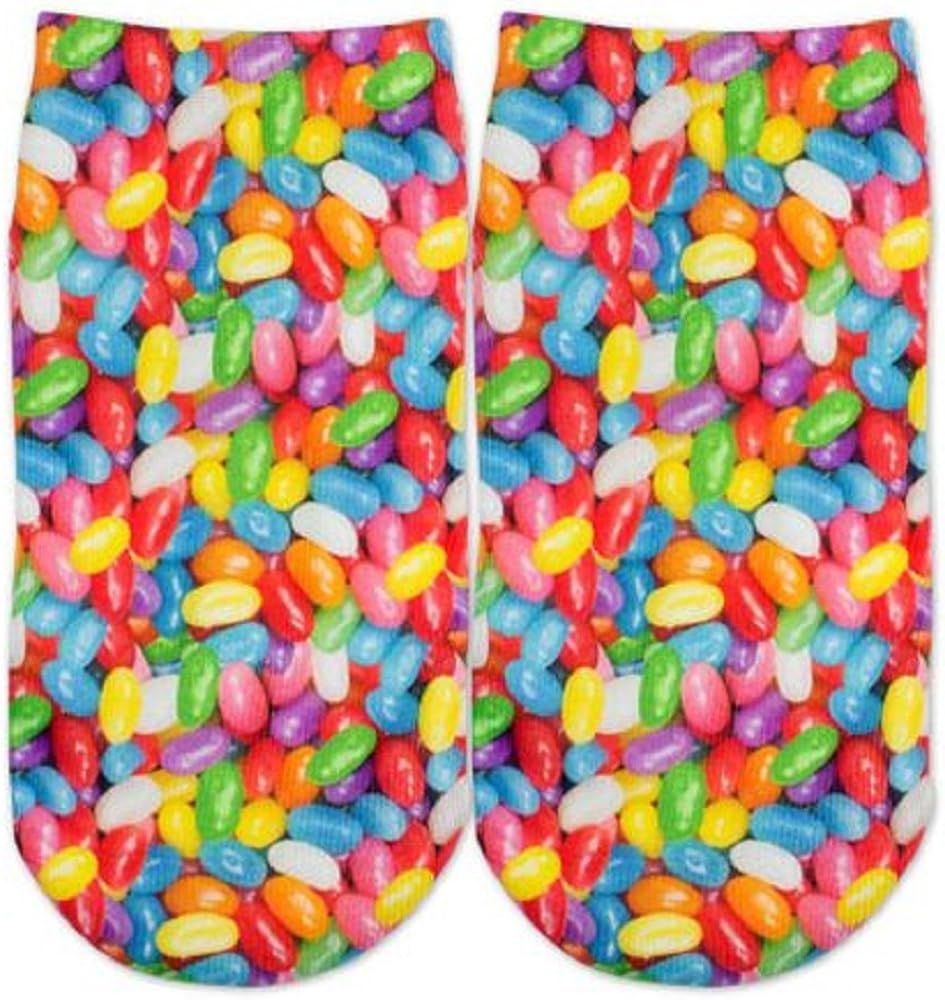 Adults Fun Printed No Show Socks (Jelly Beans) | Amazon (US)