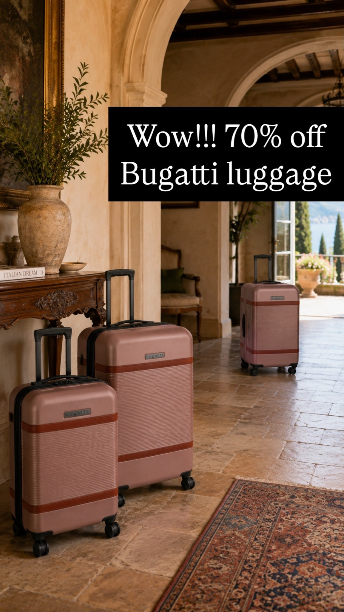 70% off luggage

#LTKSaleAlert #LTKHome