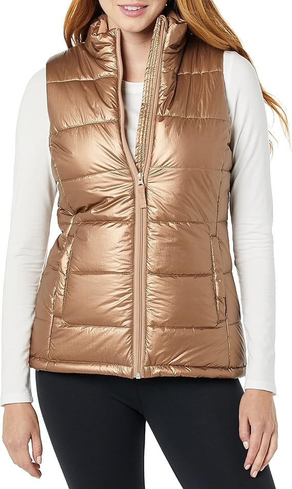 Amazon Essentials Women's Mid-Weight Puffer Vest | Amazon (US)