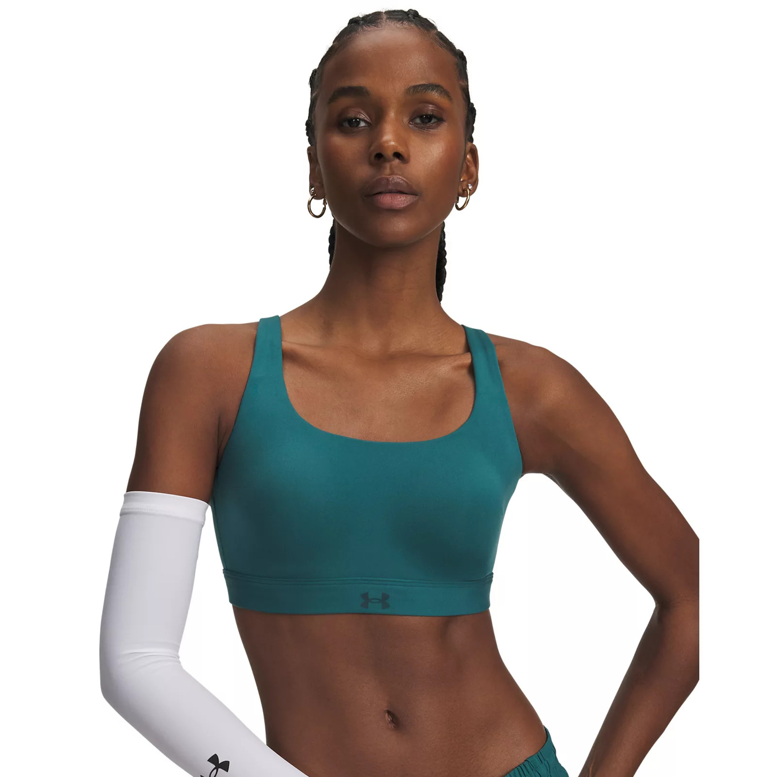 Women's Under Armour Effortless High-Impact Sports Bra, Size: Medium A-C, Rack Green | Kohl's