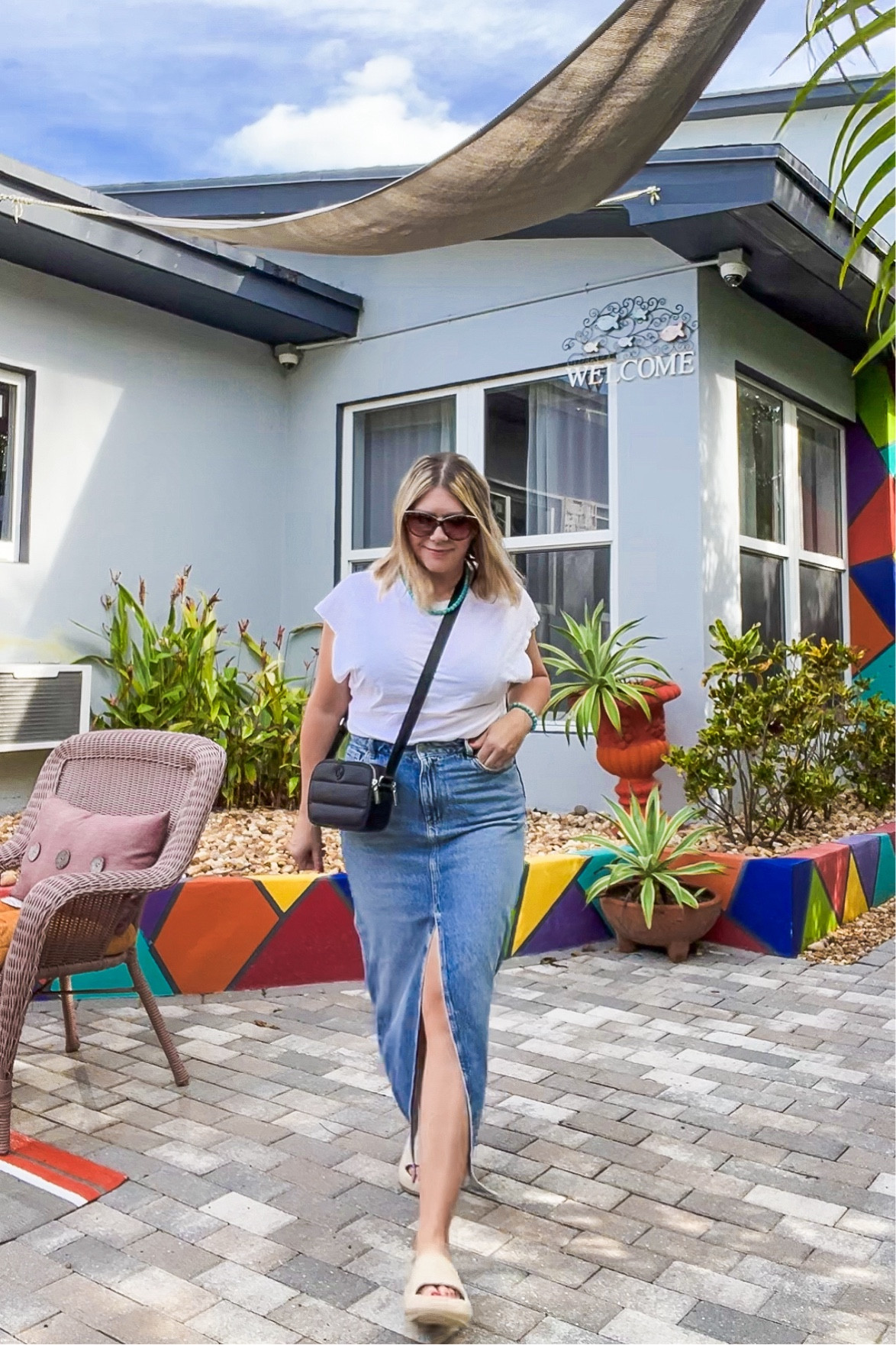 Counting the days to be back in the sun ☀️

top medium, denim maxi skirt medium, slides 7

#LTKSpringSale #LTKSeasonal #LTKstyletip