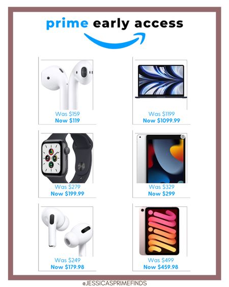 Amazon prime early access sale Black Friday type savings on Apple iPad AirPods AirPods Pro iPad mini MacBook Air MacBook Pro Apple Watch SE and more 

Target deal days 

Amazon Prime Early Access Sale Black Friday Sale Holiday Gifts Gift Guides Deals on Electronics Home Deals Clothes Deals Toy Deals Prime Amazon Brands 


Ring Kindle Echo CRZ eufy iRobot Keurig Nespresso Spanx Apple Dyson iPad Kitchenaid Samsung Sodastream Elemis Living Proof Tile Bose Beats by Dre Nanit SnuggleMe Haaka 

Belt Bag Blazer Sweaters Jackets Shackets Leggings Watch Jewelry Coatigan Sherpa Computers air fryer kitchen appliances slow cooker waffle maker toaster neck massager massage gun kitchen essentials ring electric doorbell home security system security cameras pasta maker blender ice machine countertop ice maker nugget ice TV stand mixer phone stand frame tv air purifier beauty products make up skin care hair care hair products hair tools make up brushes vanity mirror 

Athleisure casual fashion workwear work fashion going out style outfit inspo
Baby toys baby gear toddler toys toddler gift nanny camera toddler learning tower giant playpen baby jail baby clothes baby fall Christmas presents Hanukah presents baby’s first Christmas baby’s first Hanukah 

#LTKGiftGuide 

#LTKSeasonal #LTKHoliday #LTKGiftGuide