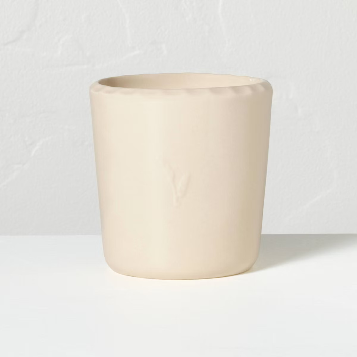 Ceramic Jar Candle Blue 6oz - Hearth & Hand™ with Magnolia | Target