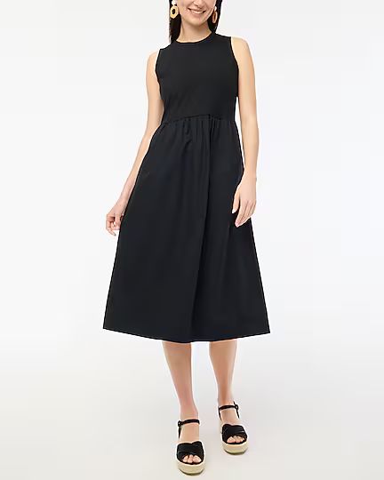 High-neck mix-knit dress | J.Crew Factory