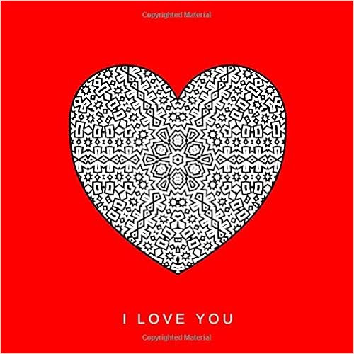 I love You: Valentine's Day Coloring Book with 50 unique Heart Designs for adults. Romantic manda... | Amazon (US)