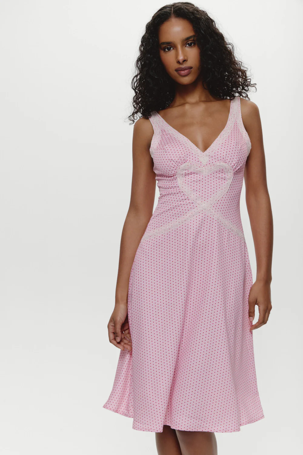 Memory Lane Satin Midi Dress - Love Drop | Frankies Bikinis