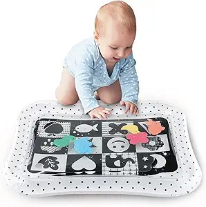 The Peanutshell Tummy Time Water Play Mat for Babies, Girls or Boys - High Contrast Sensory Devel... | Amazon (US)