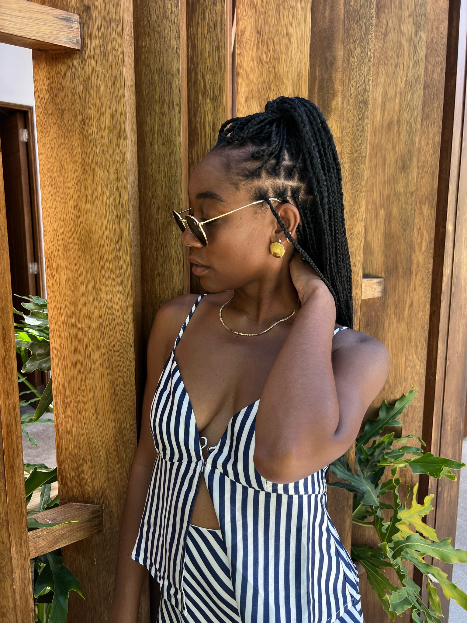 Blue stripe cutout out tank - great vacation / summer top 

#LTKstyletip #LTKtravel #LTKFind