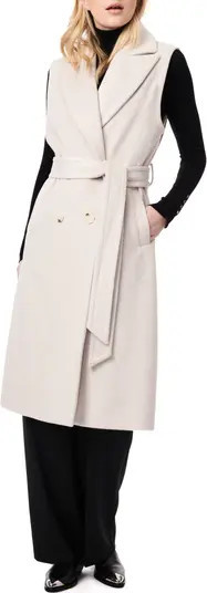 Bernardo Double Breasted Longline Vest | Nordstrom | Nordstrom