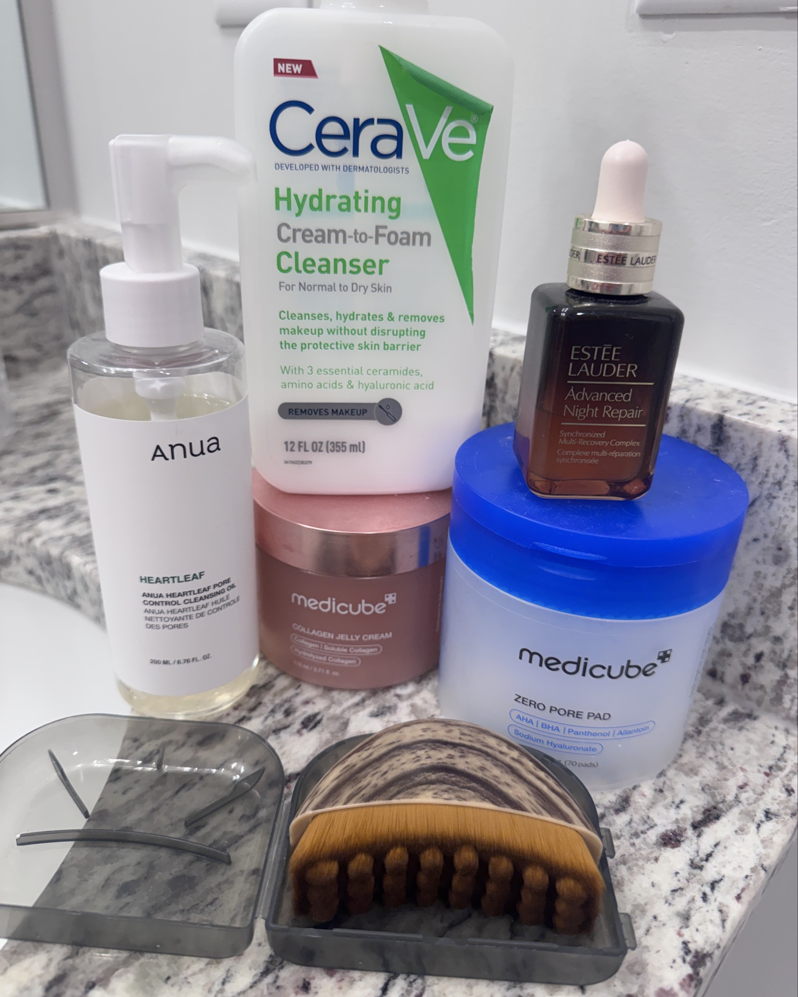 POV: you finally found a skincare routine that doesn’t feel like a full-time job ✨

1. Remove the day (and the audacity) with oil + a magic eraser 🧼💁🏼‍♀️
2. Cleanse like you mean it 🫧
3. Snatch the jawline because we’re not playing around 💆🏼‍♀️✨
4. Tone + wipe away anything that thought it could stay 🧴🫶🏼
5. Night repair because we believe in second chances 🌙
6. Seal it all in with that jelly skin moment 💅🏼✨

Simple. Glowy. No 47 steps required 🙃

My skin has never felt better and honestly… neither has my attitude 😌💁🏼‍♀️

easy skincare routine | nighttime skincare | makeup removal routine | glowy skin | simple skincare steps | dry skin skincare | double cleanse routine | lymphatic drainage | glass skin routine | jelly skin | Medicube skincare | CeraVe cleanser | Anua cleansing oil

#LTKselfcare #LTKmorningroutine #LTKgrwm