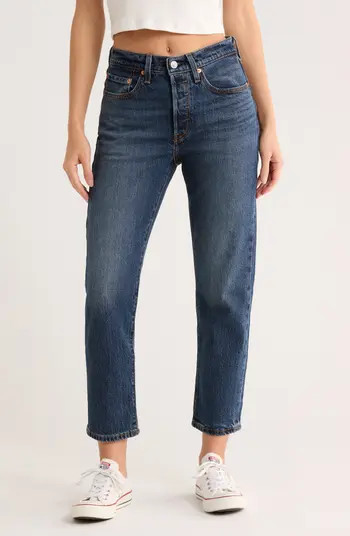 501® High Waist Crop Straight Leg Jeans | Nordstrom Rack