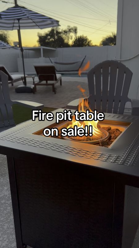 Fire pit table on sale! Just in time for Memorial Day weekend  

#LTKSaleAlert #LTKHome