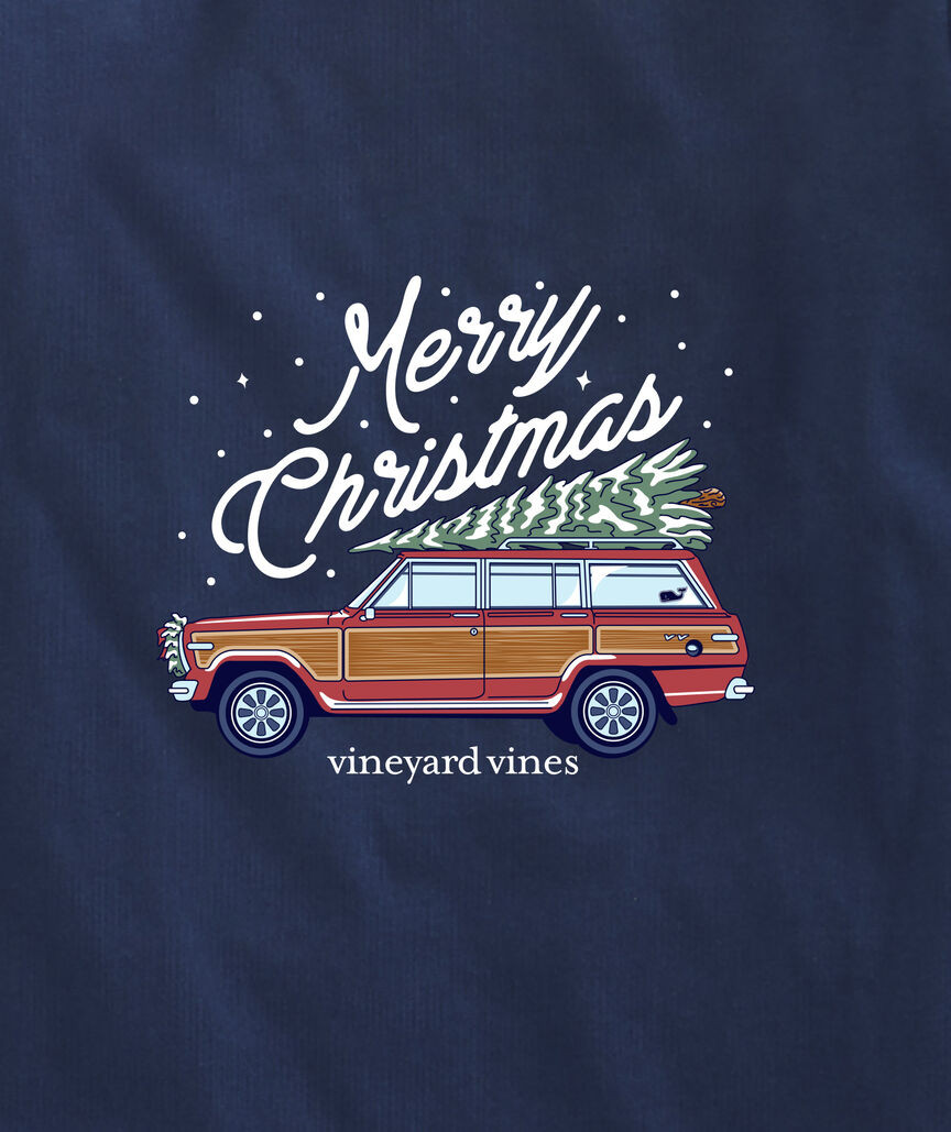 OUTLET Kids' Woody & Tree Long-Sleeve Pocket Tee | vineyard vines