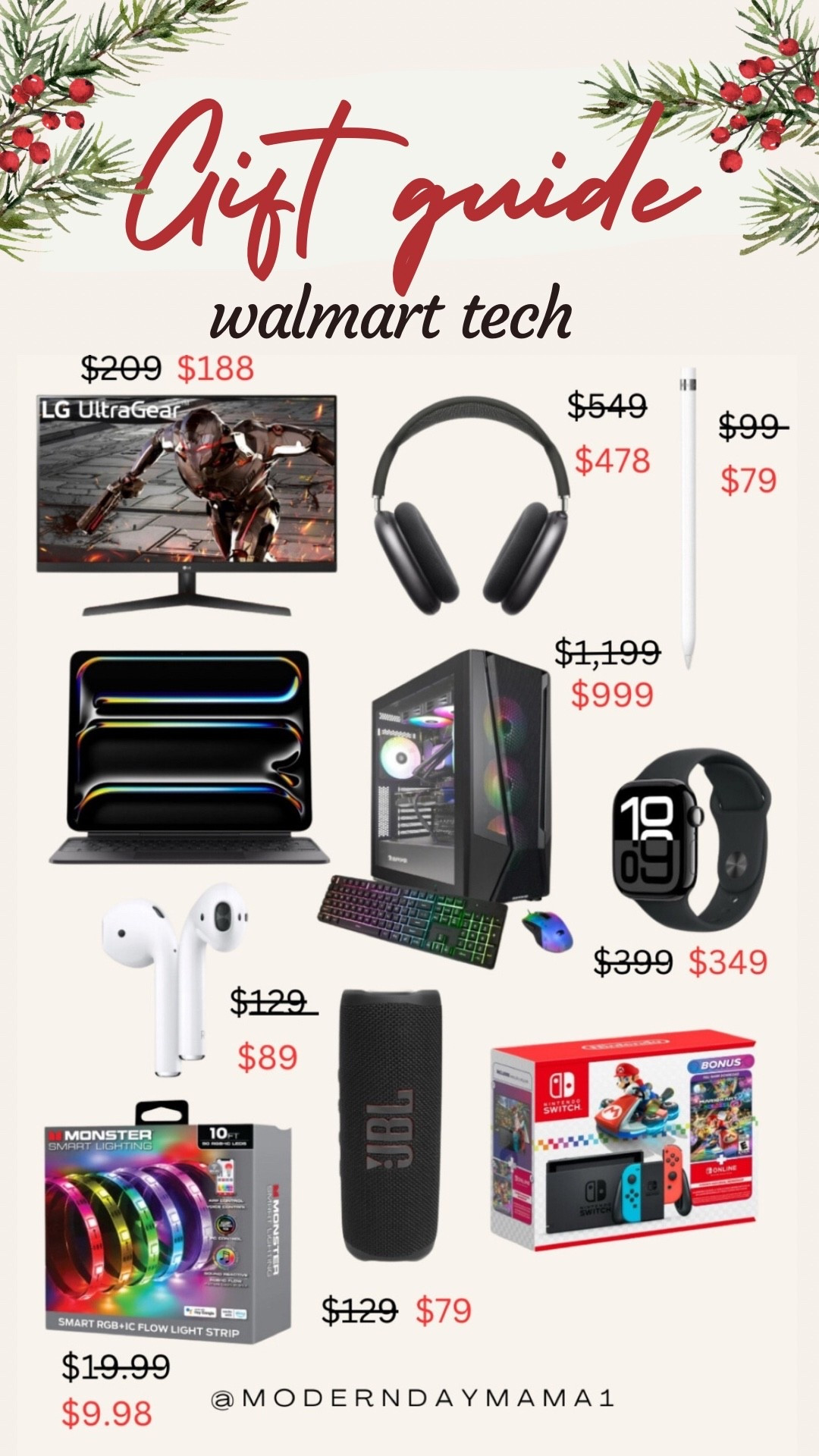 Walmart tech gift ideas 💡 

#LTKHoliday #LTKGiftGuide #LTKSaleAlert