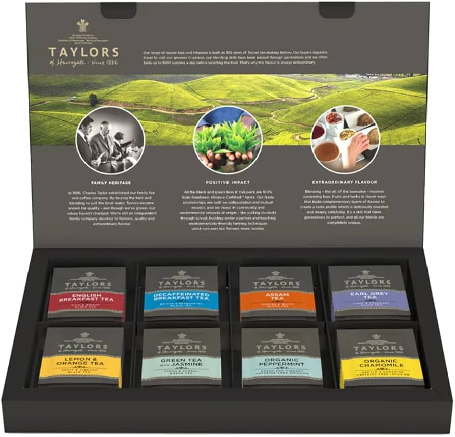 Taylors of Harrogate Assorted Specialty Teas Sampler, Variety Pack Gift Box, Individually Wrapped... | Amazon (US)