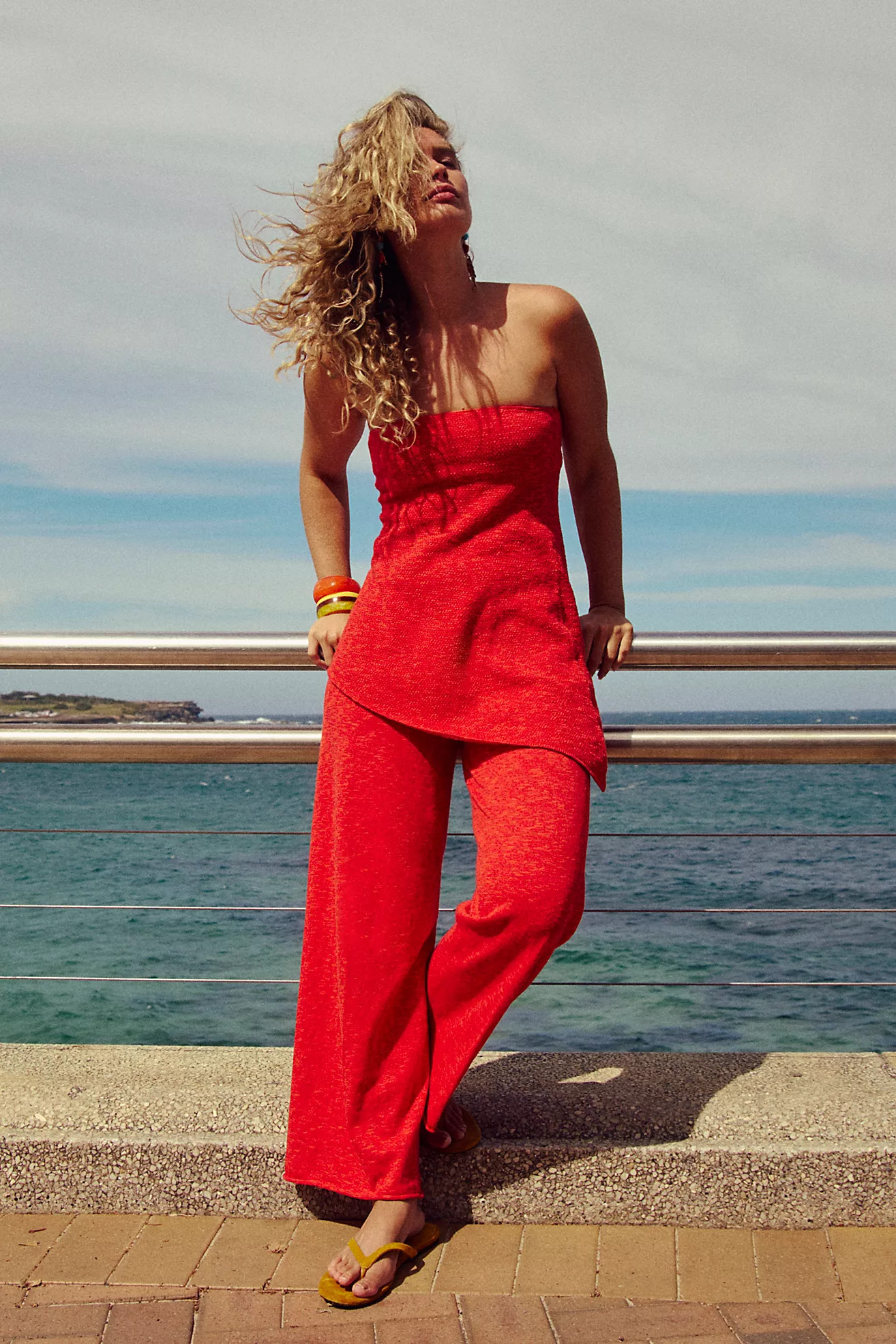 Krista Cotton-Linen Sweater Set | Free People (Global - UK&FR Excluded)