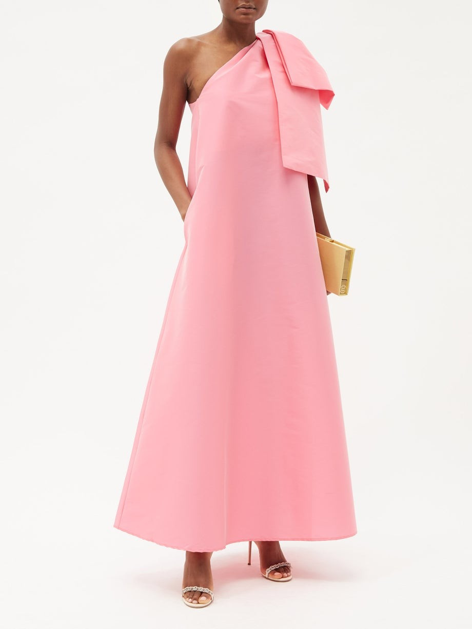 Winne bow-shoulder taffeta gown | Bernadette | Matches (US)