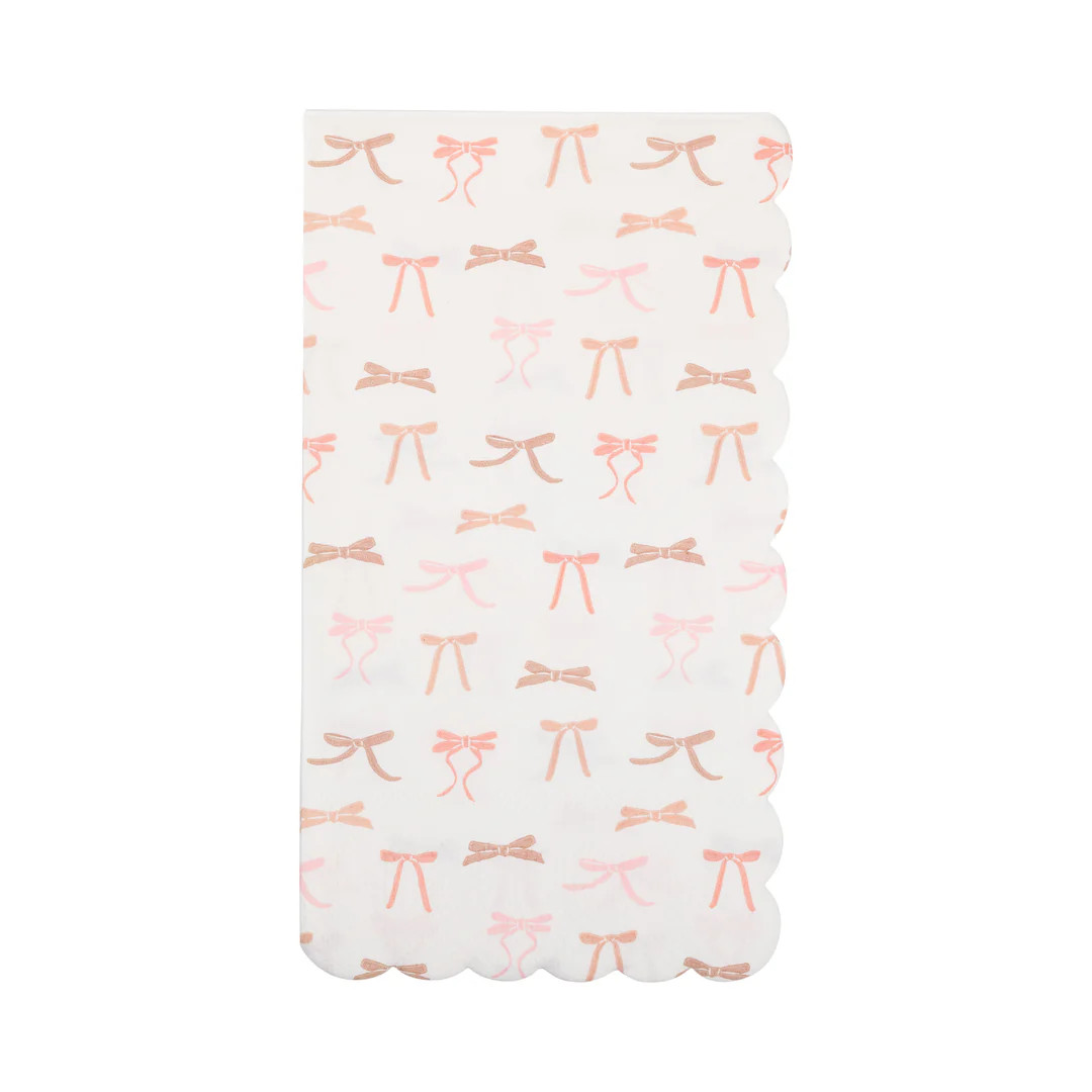 Multi Pink Bows Guest Napkin | My Mind's Eye