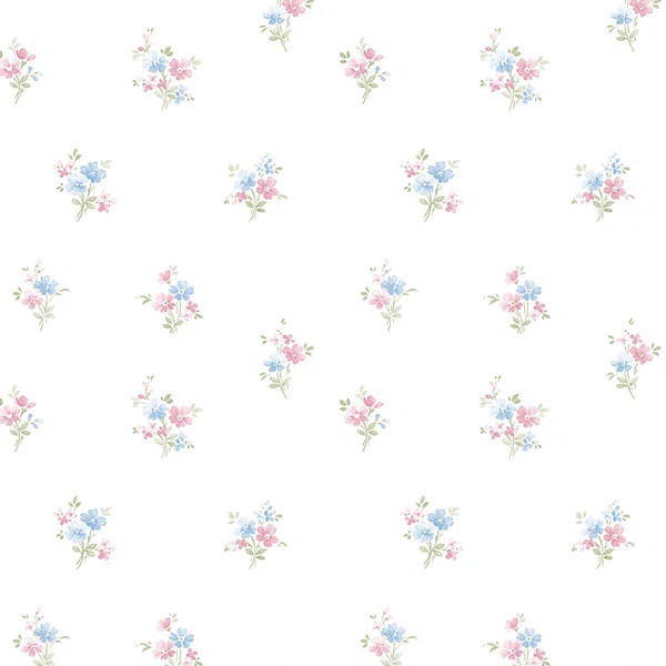 August Grove® Amaranthine 32.7' x 20.5" Delicate Daisies Wallpaper & Reviews | Wayfair | Wayfair North America