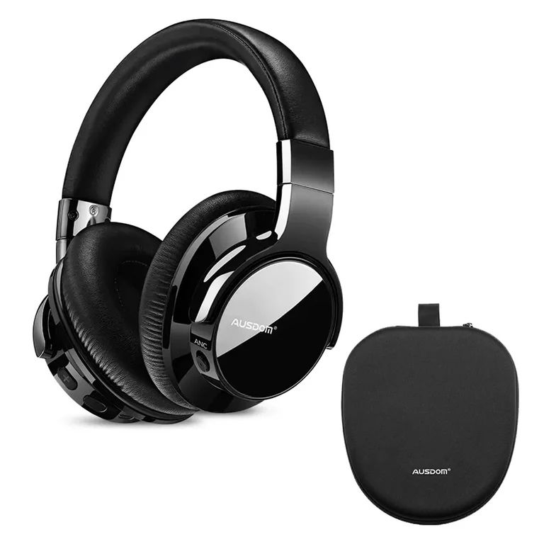 AUSDOM ANC8 Active Noise Cancelling Headphones, Hi-Res Audio Wireless Bluetooth 5.0 over Ear Head... | Walmart (US)