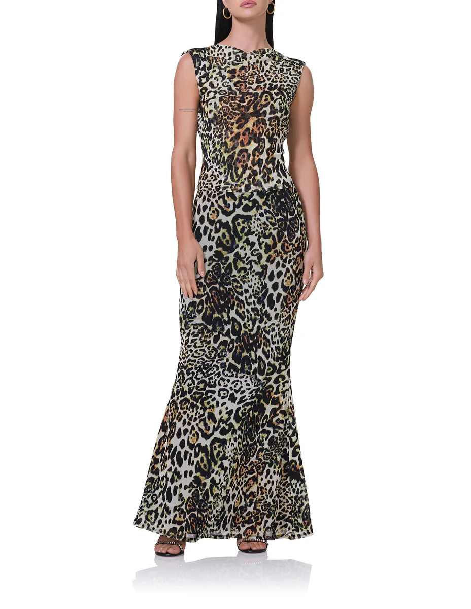 Tegan Maxi Skirt - Fall Animal | ShopAFRM