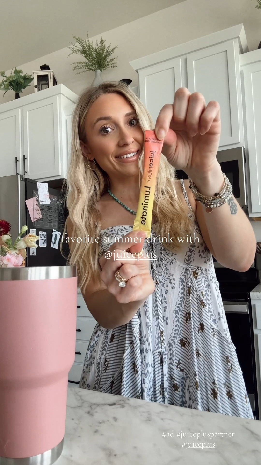 MY GO TO HYDRATING SUMMER COCKTAIL | HOLISTIC GIRLIE | FAVE BEVERAGE

Podcast 🔗 link: https://podcasts.apple.com/us/podcast/the-dr-josh-axe-show/id1700689487?i=1000705245782

What if you could quickly boost your mental clarity by feeling more focused? Juice Plus
Luminate can help you be at your best when you need it most, plus it improves your mood*.
Infused with caffeine, adaptogens, and nootropics—it’s a smart alternative to coffee. Enjoy
the Berry + Mango flavor hot or cold and experience the effects within 60 minutes**. Enjoy
mental clarity, calmness, and focus that illuminates your day*, without the jitters**

• Infused with scientifically proven ingredients
• A powerful blend of nootropics + adaptogenic herbs
• Made without synthetic sweeteners, colors, or flavors

Ingredients: 
Alpinia Galanga, Lion’s Mane, Cordyceps, Sage, Coffee Berry (providing 80mg of natural
caffeine per serving), Ashwagandha, Rhodiola, and more

@juiceplus #ad #partner #juicepluspartner 

#LTKSummerEdit #LTKU #LTKFamily