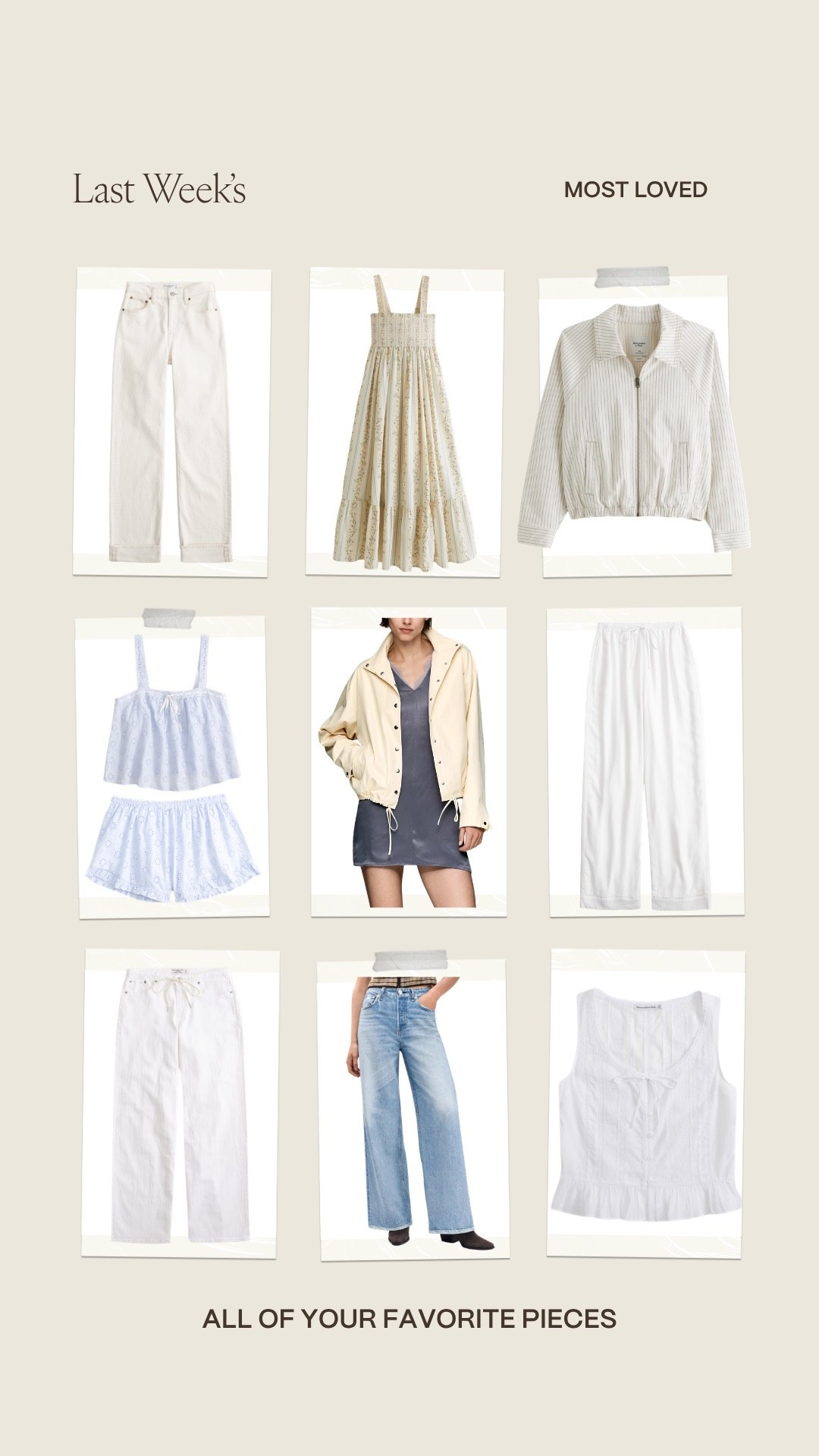 Your favorite last week 🤍 

spring outfit, spring fashion, Abercrombie jeans, Abercrombie sale, white jeans, mom outfit, postpartum outfit, pregnancy outfit

#LTKSeasonal #LTKSaleAlert #LTKmomlife