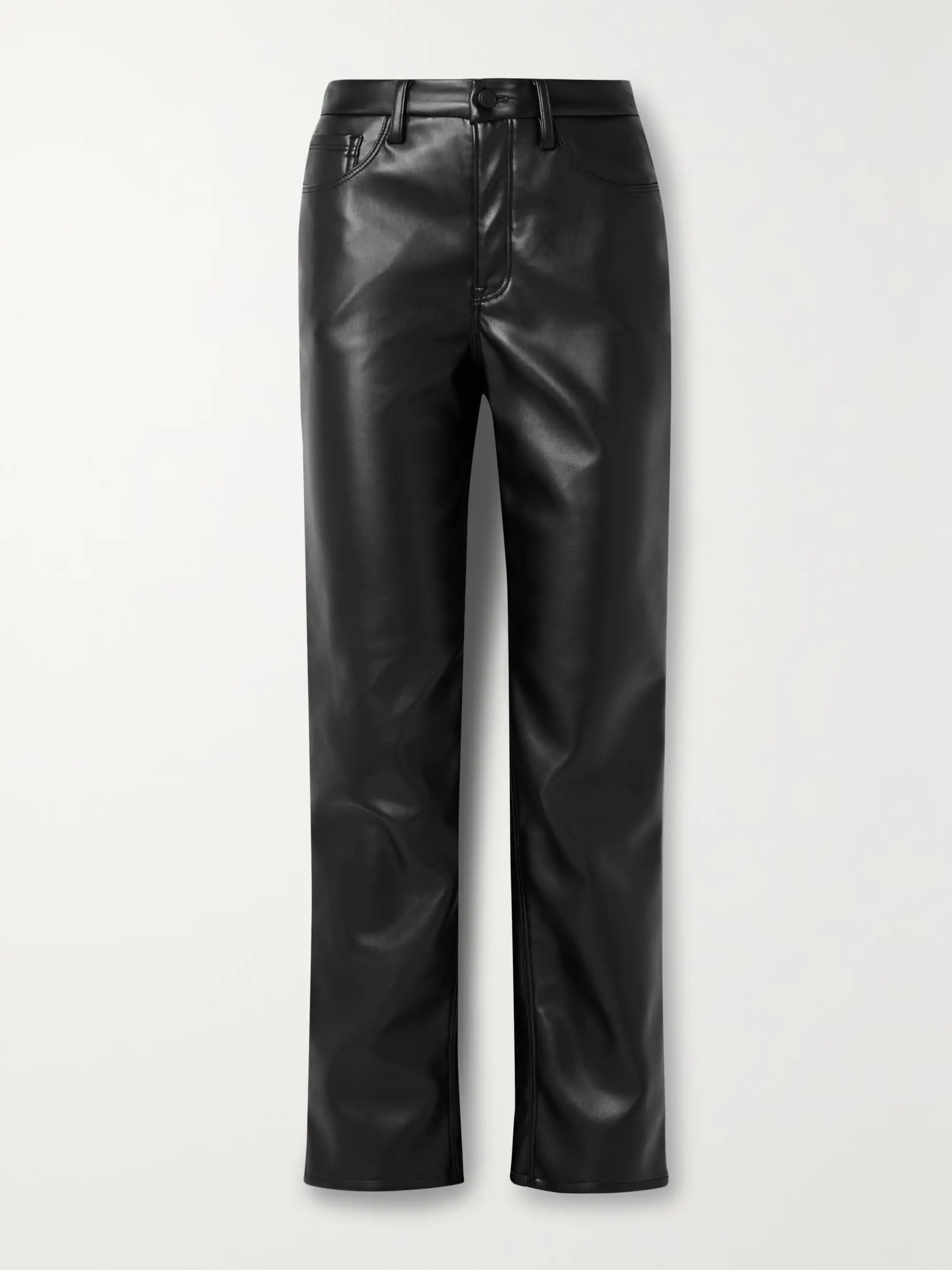 Good Icon faux stretch-leather straight-leg pants | NET-A-PORTER APAC