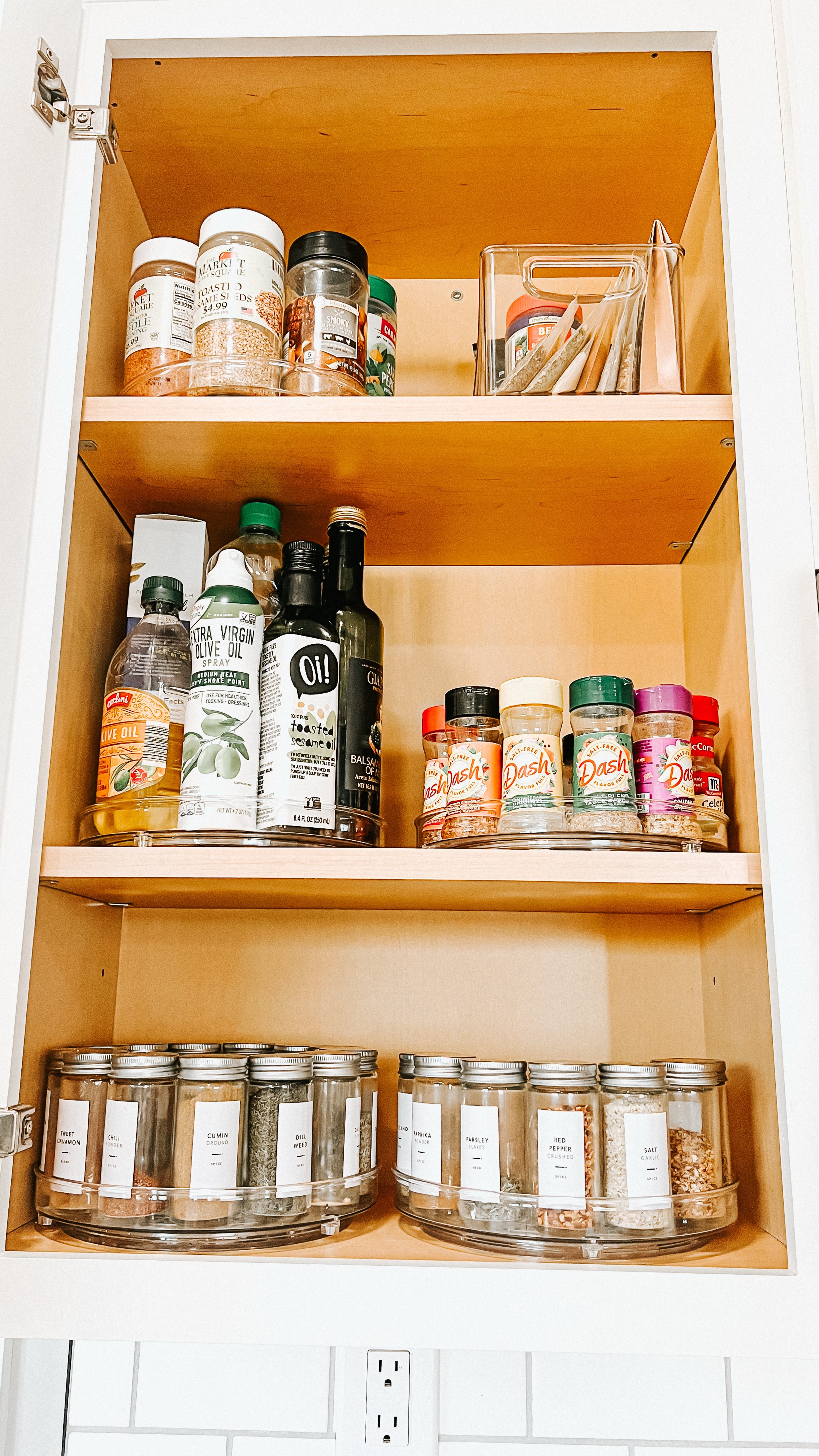 Spice cabinet in shambles? 

Lazy Susan turntables are the FOOL PROOF way to organize your cabinets in minutes!

Everything can be seen at a glance and nothing will get lost in the back. 

🔔 P.S don’t forget to check expiration dates!

#LTKHome