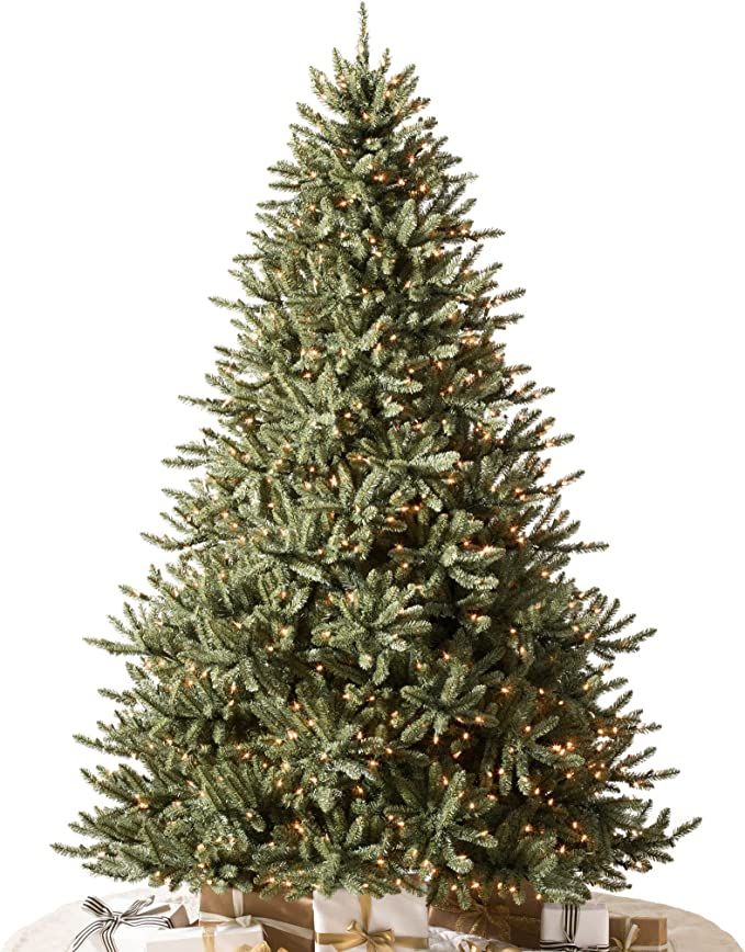 Balsam Hill 7ft Premium Pre-lit Artificial Christmas Tree 'Traditional' Classic Blue Spruce with ... | Amazon (US)