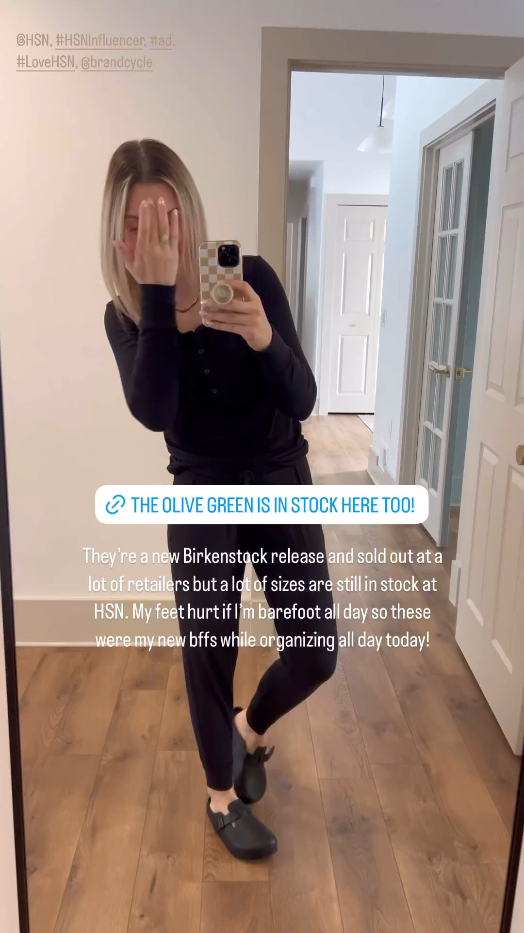 @HSN, #HSNInfluencer, #ad, #LoveHSN, @brandcycle  They’re a new Birkenstock release and sold out at a lot of retailers but a lot of sizes are still in stock at HSN. My feet hurt if I’m barefoot all day so these were my new bffs while organizing all day today!