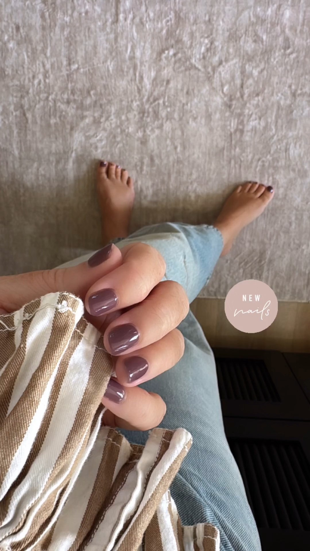 Color: OPI clay dreaming 🤎
Outfit & rug details below! 

Fall nails. Fall style. Fall outfit.

#LTKStyleTip #LTKBeauty #LTKFindsUnder50