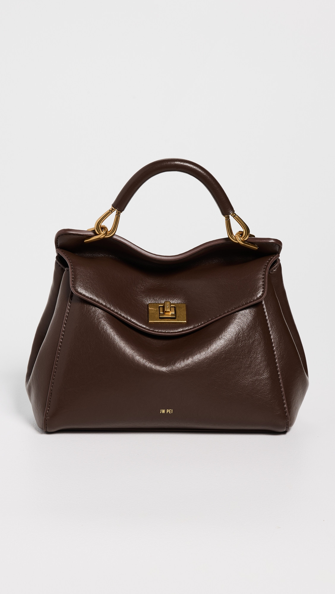 JW PEI Lucia Classic Top Handbag Dark Brown One Size | Shopbop