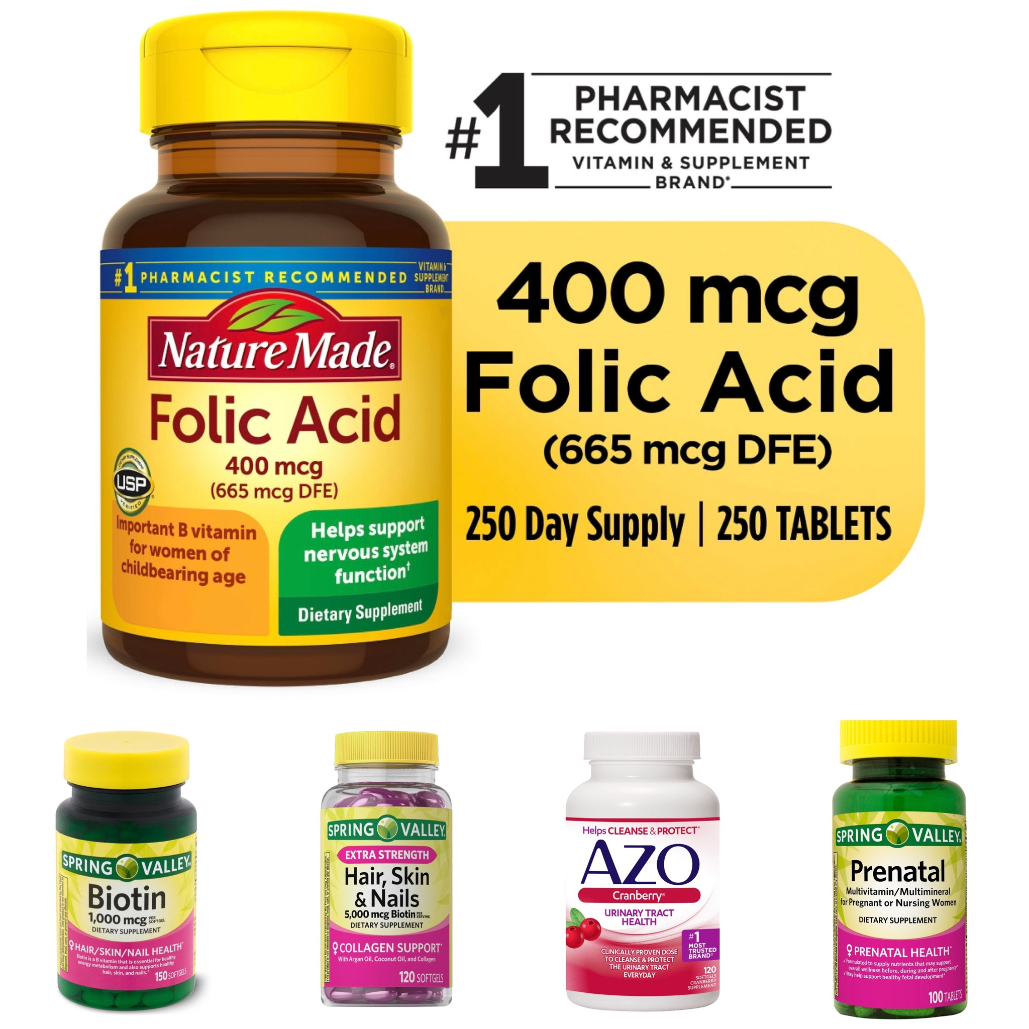 Women’s Vitamins. Walmart. Folic Acid. Prenatal Vitamins. Cranberry Pills. Hair Skin and Nails. Biotin. Pregnancy. Healthy Baby  

#LTKfamily #LTKbump #LTKbeauty