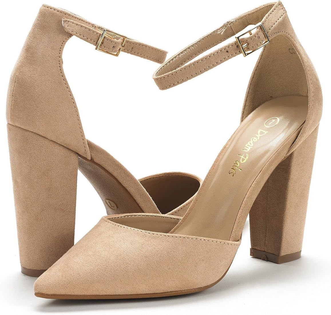 DREAM PAIRS Women's Coco Pointed Toe High Heels Pump Shoes | Amazon (US)