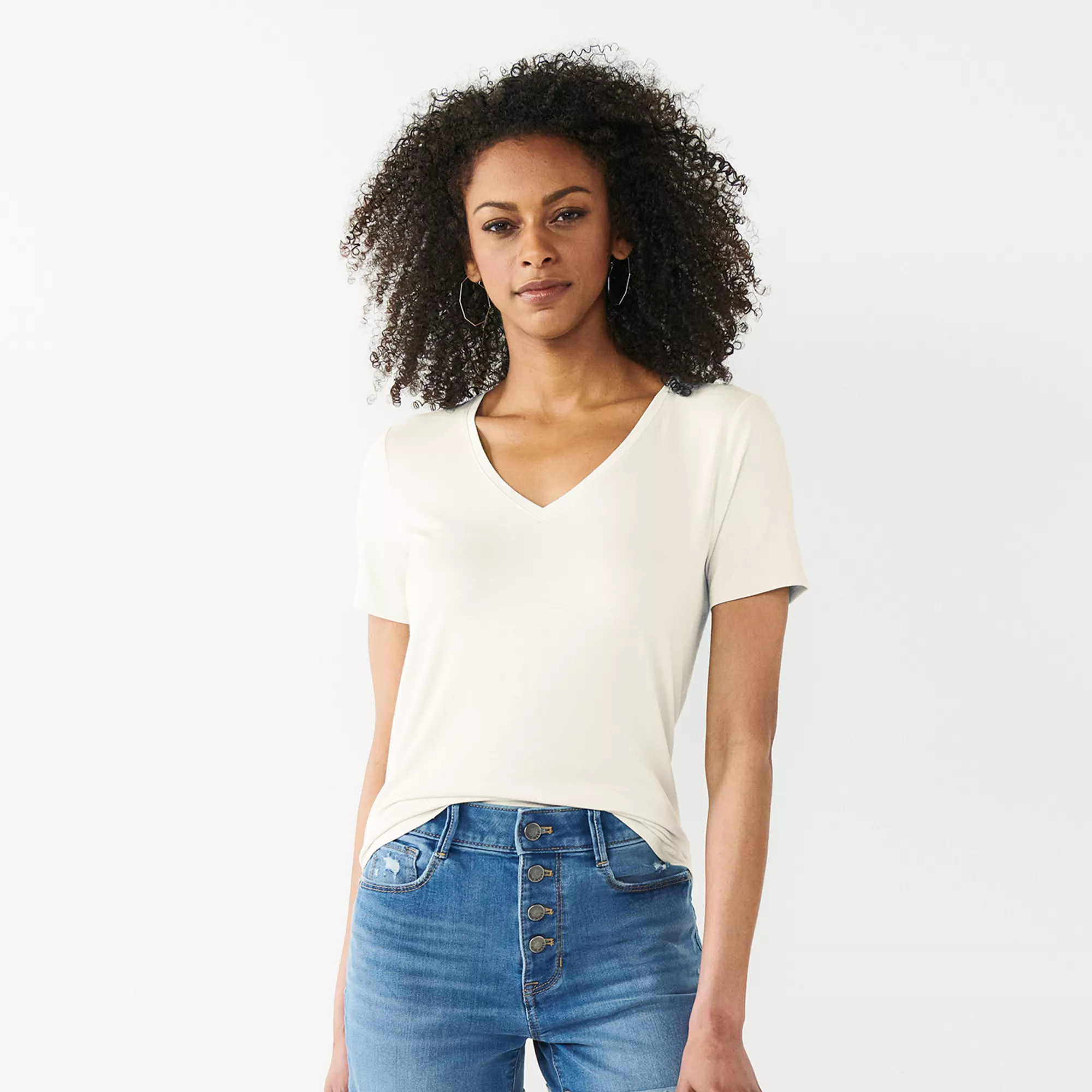 Women's Nine West Essential V-Neck T-Shirt | Kohl's